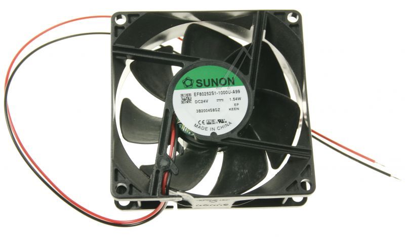 EF80252S1-1000U-A99 VENTILATOR, 24V/ DC, 80X80X25MM, LAGER, ROHS