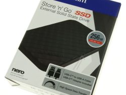 STORE ´N´ GO 53249 256GB 2,5″/ USB-C SSD FESTPLATTE,  BK