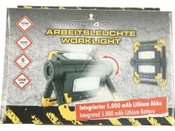 WLED30 513 ARBEITSLEUCHTE BAUSTRAHLER 2SIDE MIT DREHBAREN LEUCHTEINHEITEN LI-ION AKKU INTEGRIERT