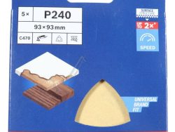 2608900829 SCHLEIFBLATT C470, 93MM, K240, 5X EXPERT