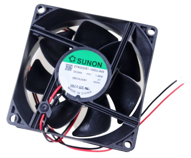 EF80252B1-1000U-A99 VENTILATOR,  24V/ DC,  80X80X25MM,  SA KUG LAGER