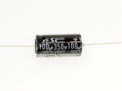 100UF-350V ELKO AXIAL 85° 22X40MM