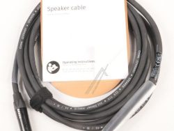 CPL 3 PP KLINKEN-LAUTSPRECHERKABEL 3,0M CLS 215, NEUTRIK 2 X KLINKE 6,3MM MONO SCHWARZ