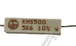 5,6K-5W DRAHTWIDERSTAND AXIAL 25X6,4MM