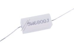 680R-5W DRAHTWIDERSTAND AXIAL 25X6,4MM