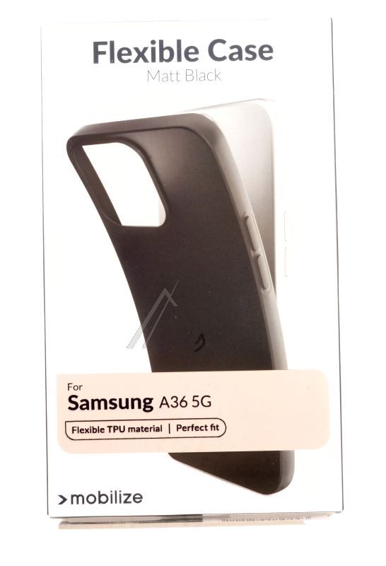 80233 MOBILIZE RUBBER GELLY CASE SAMSUNG GALAXY A36 5G / A56 5G MATT SCHWARZ