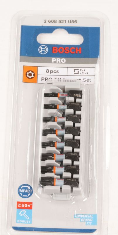 2608521U56 PRO TORX SECURITY IMPACT BITSET, 25M