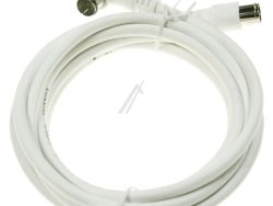 F-QUICK-ANSCHLUSSKABEL 2,5M CLASS A WINKEL/ GERADE WEISS