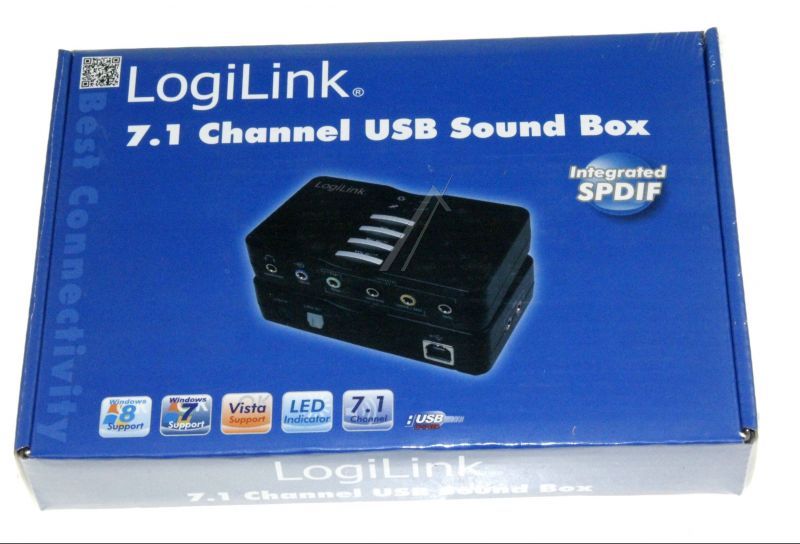 UA0099 USB 2.0 SOUNDKARTE, 7.1 SOUNDPROZESSOR, LOGILINK